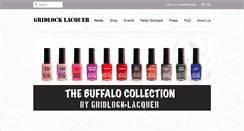 Desktop Screenshot of gridlocklacquer.com